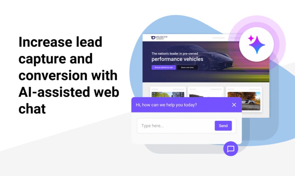 Increase lead capture and conversion with Al-assisted web chat